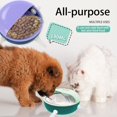 thumbnail image 4 of Comedero para gatos y perros de 200 ml, bebedero para cachorros, biberón, 4 tetinas, cuenco para leche con burbujas para amamantar a varios gatitos, 4 of 5