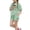 0-Light Green&196, variant on Tiijoy Girls Summer 2 Piece Outfits Loose Short Sleeve T Shirt Shorts Set, Sizes 2-3
