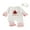 White, variant on My First Christmas Baby Girl Outfit Santa Long Sleeve Romper Jumpsuit  one-piece  Christmas Newborn Girl Outfits Clothes