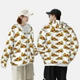 thumbnail image 4 of Lsque Pizza Pattern UPF 50+ Lightweight Sun Protection Men's Women's Long Sleeve Shirt, Hoodie Performance -3X-Large, 4 of 7