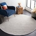 thumbnail image 2 of SAFAVIEH Natura Felicity Geometric Polyester Area Rug, Ivory, 6' x 6' Round, 2 of 8