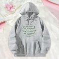 thumbnail image 1 of Sudaderas con capucha para mujer, corte holgado, con bolsillos, hombros caídos, estampado de letras, Tops, sudadera con cuello redondo para salir de , xxl, 1 of 10