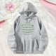 thumbnail image 1 of Sudaderas con capucha para mujer, corte holgado, con bolsillos, hombros caídos, estampado de letras, Tops, sudadera con cuello redondo para salir de , xxl, 1 of 10