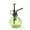 Green, variant on K-Cliffs 2 Pieces per Pack Vintage Clear Glass Sprayer, Decorative Plant Mister with Faux Copper Top Pump and handle,4.5L x 3.5W x 6.3H