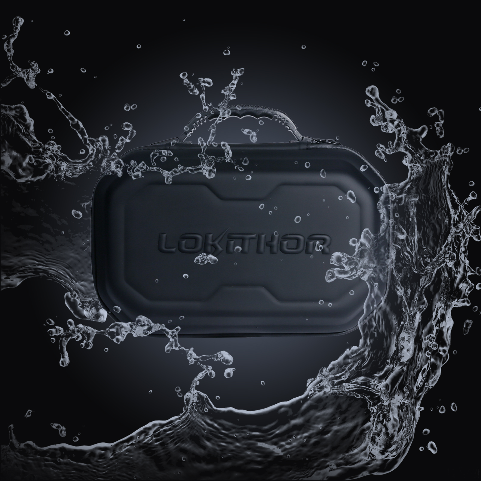 LOKITHOR JA Series Carrying Case-Protective EVA Storage Bag with Handle for JA300,JA301,JA302,JA400,JA401,JA3000  Jump Starter with air compressor