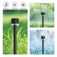 thumbnail image 2 of Mainstays Solar Powered Black Classic Halo Column LED Path Light and Landscape Light, 2 Lumens (6 Count), 2 of 7