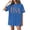 Blue, variant on 250 Year Anniversary Usa Shirts for Women Usa Printed Casual Top Short Sleeve Plus Size Tshirts Summer 250 Year Anniversary Usa Solid Crew Neck Tees,Light Gray 2XL