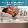 thumbnail image 4 of Sleep Therapy White Noise Machine, Soothing Nature Sounds for Baby Kid Adult, Portable Relaxation Wellness Meditation and Naps, Peaceful Rest Sleep Aid, Holiday Gift, 4 of 10
