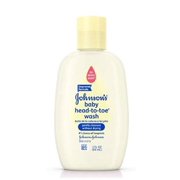 Johnson's Head-to-Toe Baby Wash, Travel Size, 3 Fl. Oz. (Pack of 48)