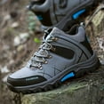 thumbnail image 4 of IUJSOY Hiking Boots for Men Waterproof High Top Lace up Outdoor Sneakers Anti-Slip Ankle Boots, 4 of 4