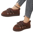 thumbnail image 4 of Willtoo Women's Winter Snow Boots Comfort Plush Warm Sneakers Indoor/Outdoor Anti-Slip Leisure Short Boot Thick Bottom Loafers, 4 of 5