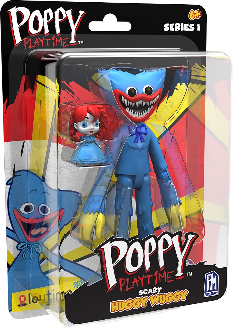 Poppy Playtime - Scary Huggy Wuggy - 5 inch Action Figure (Series 1) by  PhatMojo 