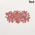thumbnail image 1 of Lote de 1000 cuentas redondas de cristal con facetas de diamantes de imitación para decoración de uñas, 4 mm, color rojo, 1 of 5