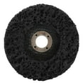 thumbnail image 3 of Disque de Ponçage pour Enlever la Rouille; Disque de Polissage; Disque de Meulage en Acier Inoxydable, Noir, 115mm, Trou Intérieur 22mm, 3 of 6