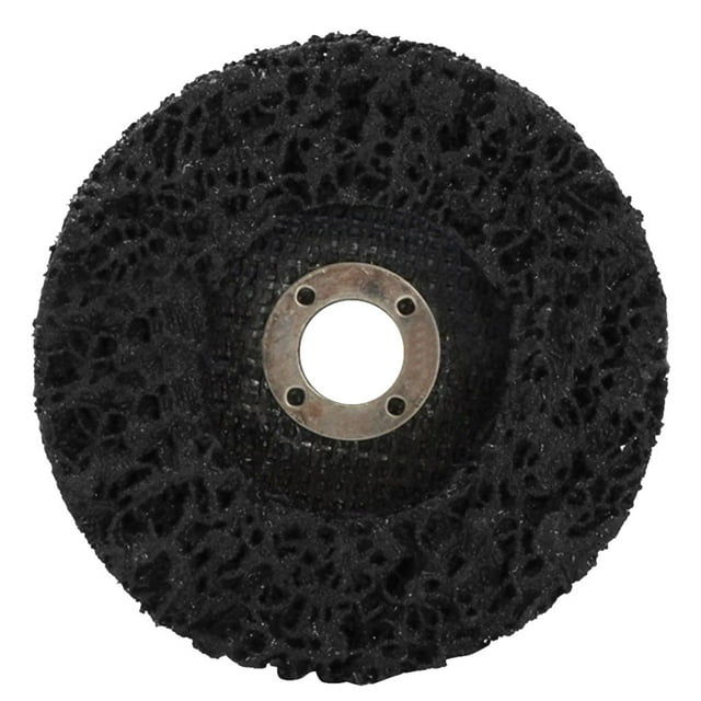 Sanding Wheel Paint Rust Removal Grinding Disc Stainless Steel Polishing Wheel, Black, 115mm, 22mm Inner Hole