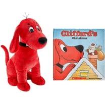 Kohl’s Clifford The Big Red Dog & Book Set 12" Plush Soft Stuffed Animal Holiday Doll