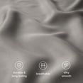 thumbnail image 6 of Bare Home TENCEL™ Duvet Cover Set - Lyocell derived from Eucalyptus - Full/Queen, Light Gray, 6 of 10
