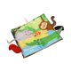 thumbnail image 4 of Libro de Tela Arrugada para Bebés Hugo Jungle Tail Dispositivo BB Juguete Sensorial, 4 of 9