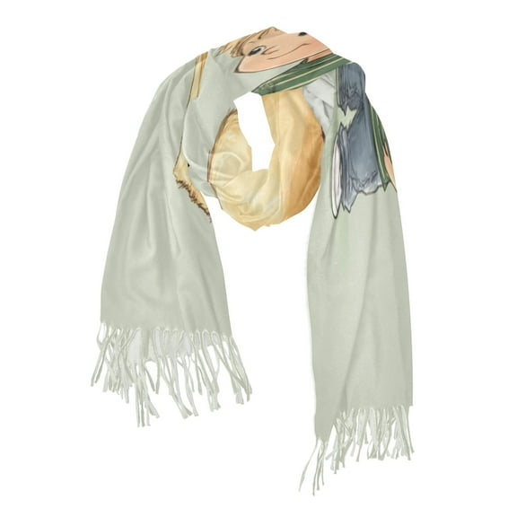 Oversized Yellow Duck Soft Stylish Scarf 86.6''x30.7'' Lightweight and Warm, Breathable