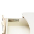 thumbnail image 6 of Michael Amini Malibu Crest Wood & Marble 3-Drawer Nightstand - Blush, 6 of 15