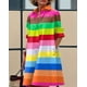 thumbnail image 4 of Vestido Zhyaj Fashion de lunares a media pierna de manga larga para mujer 2025, 4 of 6