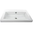 thumbnail image 2 of Tecla CAN01011-One Hole Cangas Rectangular Ceramic Self Rimming/Wall Mounted Sink, White, 2 of 2