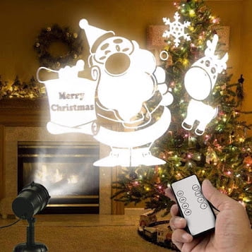 Christmas Projection Lights, LED 3D Rotating Decorative Lamp