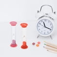 thumbnail image 1 of 6 unids/set relojes de arena de plástico creativo reloj de arena temporizador juguetes decoración del hogar, 1 of 4