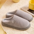 thumbnail image 2 of Kilaqueen Slippers for Women Winter Home Warm Thick Bottom Memory Foam Non Slip Casual Soft Comfy Indoor Outdoor Shoes, 2 of 5