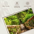 thumbnail image 6 of Elephant Stock Jungle Adventure Rope Bridge Wall Art - Horizontal Canvas Wall Art - Living Room Wall Decor - Architecture Canvas - Green And Brown Decor - 12" x 8", 6 of 8