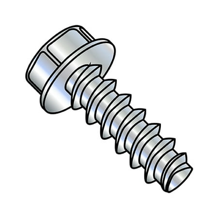 

5/16-9X1 1/2 Unslotted Indent Hex washer Thread Rolling Screws 48-2 Full Thread Zinc & Wax (Pack Qty 1 000) BC-3124LW