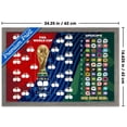 thumbnail image 3 of FIFA World Cup 2026 - Tournament Bracket Wall Poster, 14.725" x 22.375" Framed, 3 of 4