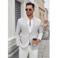 thumbnail image 2 of COOFANDY Men's Casual Blazer Regular Fit Lightweight Two Button Sport Coat Suit Jacket, 2 of 5