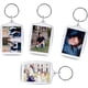 thumbnail image 2 of 25 llaveros de fotos (2.362 x 1.260 in), llavero de fotos transparente, llavero rectangular personalizado, llavero acrílico para insertar imagen fotográfica, Halloween, Navidad, día de San Valentín BRILLAR Rojo Verde, 2 of 5