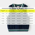 thumbnail image 3 of Cowsor Boy's Sweater Vest,Y2K Sleeveless Pattern Preppy Style Knitted Crop Tank Top for Boy, 3 of 7