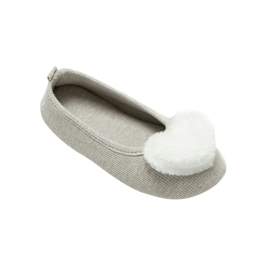 fuzzy ballerina slippers