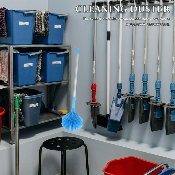 PAMINGONO 1Set Reusable Ceiling Fan Duster with Extension Pole and Comfortable Grip Handle