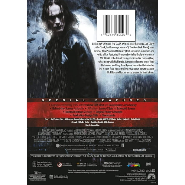 The Crow (DVD) - Walmart Business Supplies