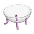 thumbnail image 4 of Cama para gatos Clear Space Capsule, cama elevada para mascotas, accesorios para mascotas, resistente y práctica, cuatro Púrpura, 4 of 8