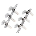 thumbnail image 4 of Guitar String Tuning Pegs, Acrylic Classical Guitar String Tuning Peg Tuners Machine Heads Silver for Electri Acoustic Guitar, 4 of 8