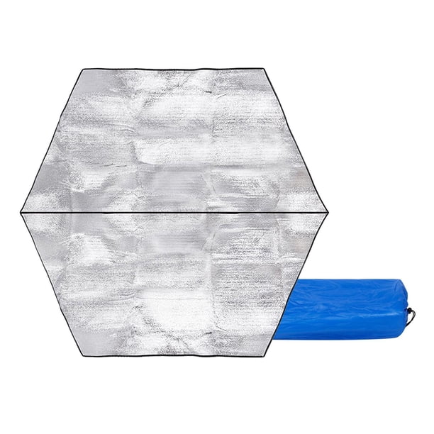 Colchoneta de lámina impermeable Sunnimix para dormir de aluminio plegable 208x222cm