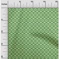 thumbnail image 2 of oneOone Cotton Silk Dark Green Fabric Geometric Fabric For Sewing Printed Craft Fabric By The Yard 42 Inch Wide, 2 of 5