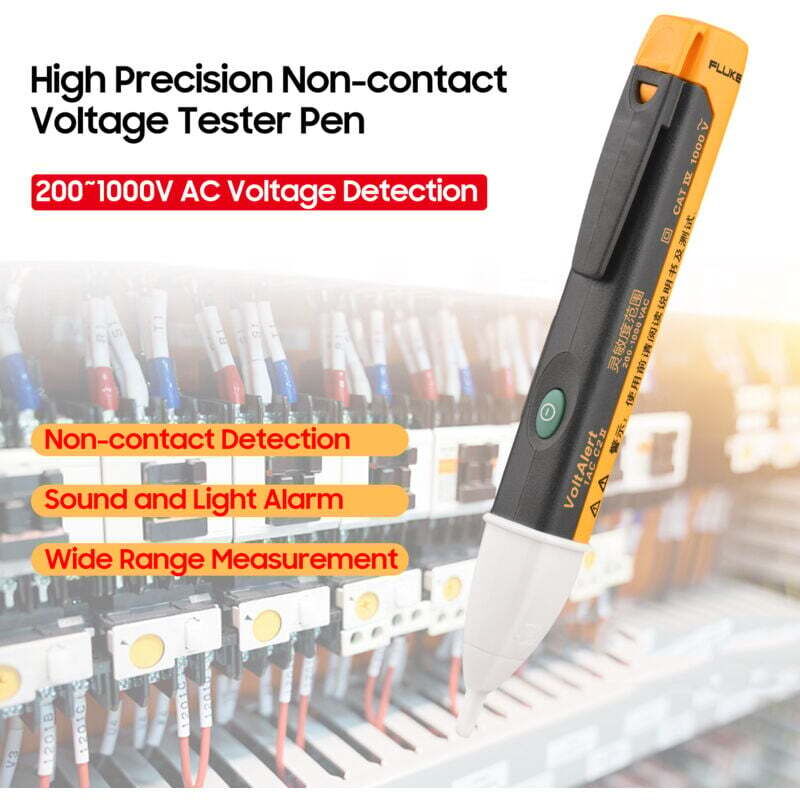 thumbnail image 2 of Mini Portable Electrical Test Pen Non-Contact Voltage Tester High Precision Voltage Detector Tool AC 2001000V Voltage Detection Sound and Light Alarm, 2 of 5