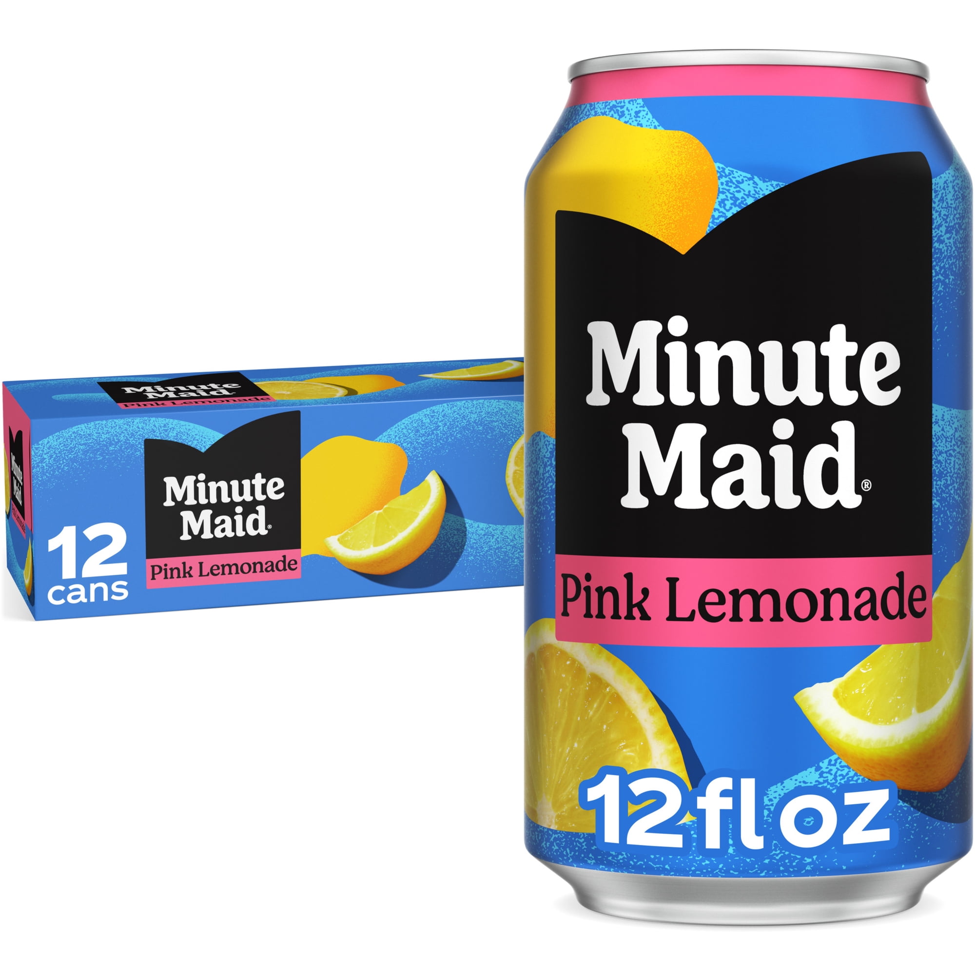 Minute Maid Pink Lemonade Fridge Pack Cans, 12 fl oz, 12 Pack