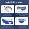 thumbnail image 4 of Air Conditioning Cleaning Cover, PVC Protect Floors Convenient Cleaning Air Conditioner Waterproof Cleaning Cover  For Household, 4 of 8