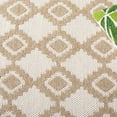 thumbnail image 5 of SAFAVIEH Global Paylynn Diamond Indoor/Outdoor Area Rug, Beige/Brown, 5'3" x 7'6", 5 of 6