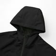 thumbnail image 4 of MADHERO Men's Lightweight Lined Hooded Waterproof Rain Jacket Windbreake jacket, 4 of 6