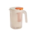 thumbnail image 4 of Vacemry 3Pcs Large-Capacity Water Pitcher, 2200ML High-Temperature Resistant Plastic Beverage Jug for Refrigerator Kitchen Counter Office Desk, Fruit Tea Iced Water Drink Dispenser with Lid, 4 of 9