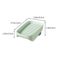 thumbnail image 3 of Fiudx Jabonera de Plástico con Diseño de Impresión Europea, Función de Drenaje, Organizador de Baño, Compañero de Viaje, Material Ecológico, 3 of 6