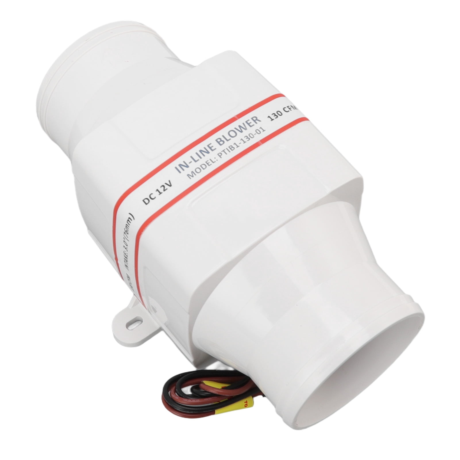 Souffleur Cale Marine 4 Pouces 24V 270 CFM - Ventilateur Puissant Anti-Corrosion Pour Yacht, Bateau, RV